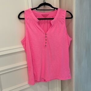 Pink Lily Pulitzer sleeveless top size XL.